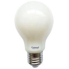 Лампа матовая филамент  GLDEN-A60S-M-10-230-E27-6500 1/10/100	