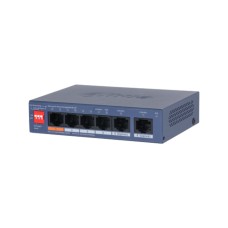 Коммутатор, Dahua, DH-CS4006-4ET2GT-60, Управляемый, 4 порта 10/100M (PoE 802.3af/at,60W), 2 порта 1, раздел Коммутаторы PoE