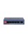 Коммутатор, Dahua, DH-CS4006-4ET2GT-60, Управляемый, 4 порта 10/100M (PoE 802.3af/at,60W), 2 порта 1