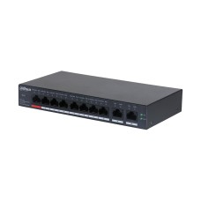Коммутатор, Dahua, DH-CS4010-8ET2GT-110, Управляемый, 8 портов 10/100M (PoE 802.3af/at/Hi-PoE,60W),, линейка Коммутаторы PoE