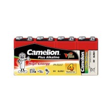 Батарейка CAMELION Plus Alkaline 6LR61-SP4, Напряжение 6V-9V ассортимент