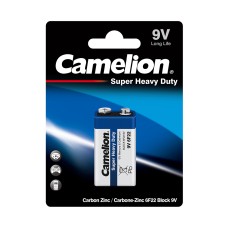 Батарейка CAMELION Super Heavy Duty 6F22-BP1B, ассортимент в Напряжение 6V-9V