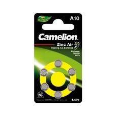 Батарейка CAMELION Zinc Air A10-BP6(0%Hg) 6 шт. в блистере, рубрика Фильтр товаров, г. Астана