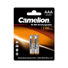 Аккумулятор CAMELION Rechargeable Ni-MH NH-AAА1100BP2 2 шт. в блистере, серия Напряжение 1.5V