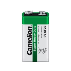 Батарейка CAMELION Super Heavy Duty 6F22-SP1G, в категории Напряжение 6V-9V