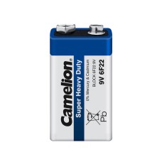 Батарейка CAMELION Super Heavy Duty 6F22-SP1B, оборудование в категории Напряжение 6V-9V