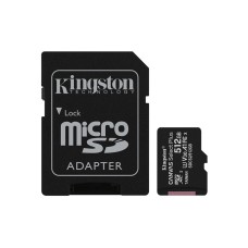 Карта памяти Kingston SDCS2/512GB Class 10 512GB + адаптер, линейка Дополнительное оборудование