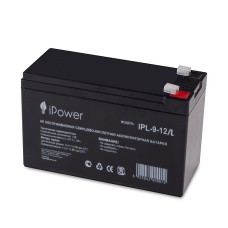 Аккумуляторная батарея IPower IPL-9-12/L 12В 9 Ач, оборудование в категории Элементы питания