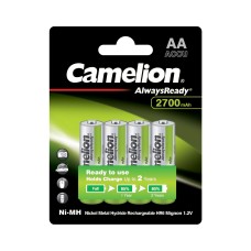 Аккумулятор CAMELION AlwaysReady Ni-MH Rechargeable NH-AA2700ARBP4 4 шт. в блистере, рубрика Напряжение 1.5V, г. Астана