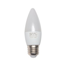 Эл. лампа светодиодная SVC LED C35-7W-E27-4200K, Нейтральный, каталог Освещение, г. Астана