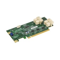 NVMe Host Bus адаптер Supermicro AOC-SLG3-4E4R-O, Сетевое и серверное оборудование, СХД подбор