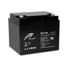 Аккумуляторная батарея Ritar RA12-40 12В 40 Ач, Элементы питания с доставкой (нейтрально, не коммерция)