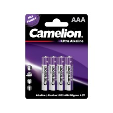 Батарейка CAMELION Ultra Alkaline LR03-BP4UT 4 шт. в блистере, в категории Фильтр товаров