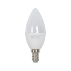Лампа светодиодная SVC LED C35-7W-E14-3000K Свеча Тёплый, раздел Цоколь E14