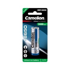 Аккумулятор CAMELION Lithium ICR18650-3500, 3500 mAh 1 шт. в блистере, изделие в категории Напряжение 3V