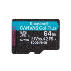 Карта памяти Kingston SDCG4/64GBSP Canvas Go Plus A2 U3 V30 64GB, серия Дополнительное оборудование