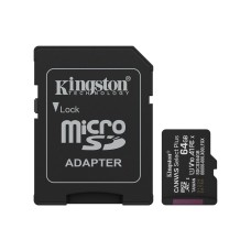 Карта памяти Kingston SDCS3/64GB Canvas Select Plus A1 U1 V10 64GB, оборудование в категории Дополнительное оборудование