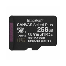 Карта памяти Kingston SDCS3/256GBSP Canvas Select Plus A1 U1 V10 256GB, Дополнительное оборудование наличие в г. Астана