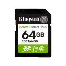 Карта памяти Kingston SDS3/64GB Canvas Select Plus C10 UHS-I U1 V10 64GB, выбор Дополнительное оборудование