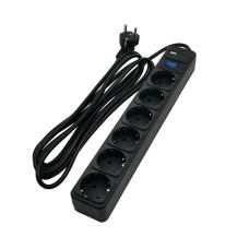 Сетевой фильтр SVC ZC6S-30M-USB/TypeC 3 м. 220 В, Сетевые фильтры, удлинители с доставкой (нейтрально, не коммерция)