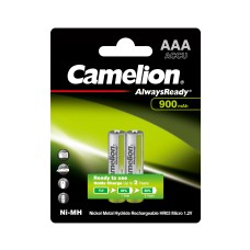 Аккумулятор CAMELION AlwaysReady Rechargeable Ni-MH NH-AAA900ARBP2 2 шт. в блистере, обзор Напряжение 1.5V