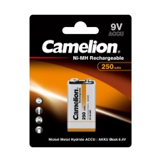 Аккумулятор CAMELION Rechargeable Ni-MH NH-9V250BP1, изделие в категории Напряжение 6V-9V