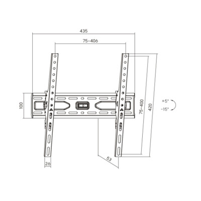 Кронштейн XG WA-3275T для ТВ и мониторов, 32