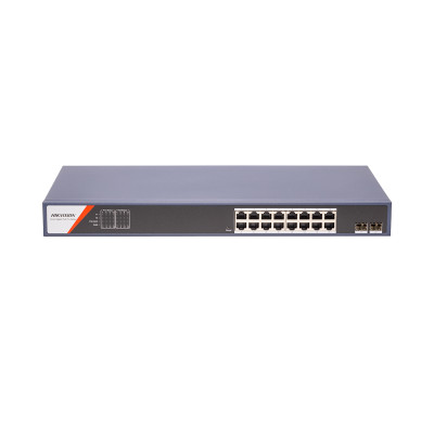 Коммутатор Hikvision DS-3E1518P-SI-16P2F