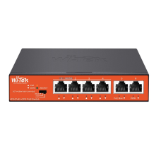 WI-PS205 V4 Неуправляемый PoE коммутатор Wi-Tek, Коммутаторы PoE в г. Астана