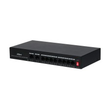 Коммутатор Dahua DH-PFS3010-8ET-65 Порт передачи данных 8 портов PoE со скоростью передачи 10/100, оборудование в категории Сетевое оборудование